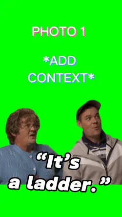 “ITS A LADDER…” 