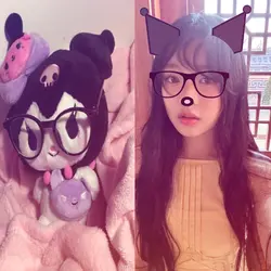 kuromi glasses filt