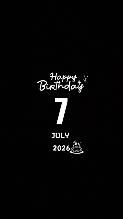 Happy birthday 