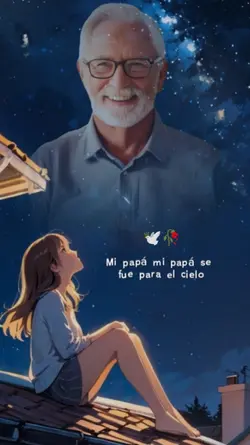 papá se fue al cielo