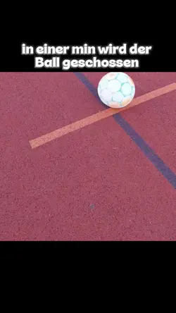 Ball geschossen 