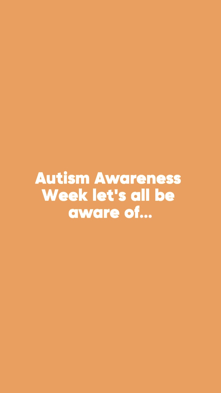 Aware of…