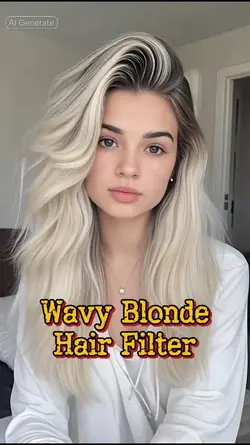 Wavy Blonde Hair