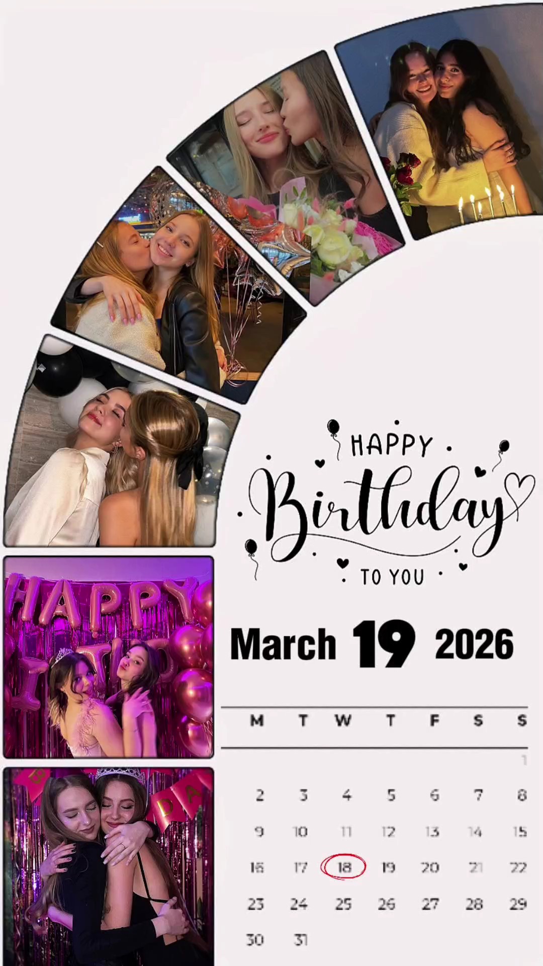 Birthday with friend