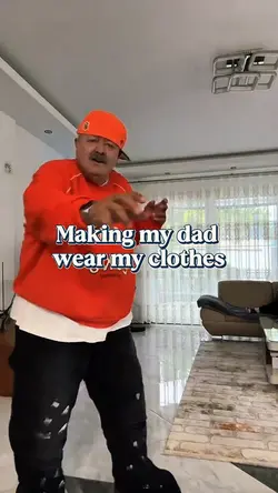Dad wear my clothes