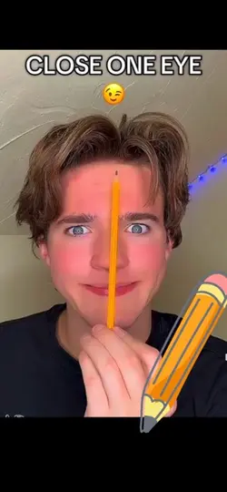 Pencil illusion