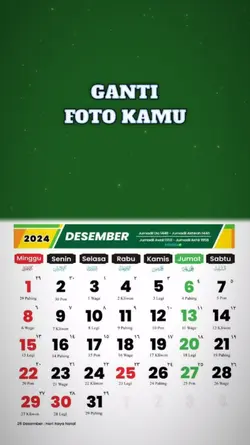 Calendar Desember 