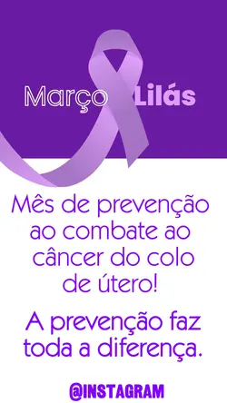 Março lilás 