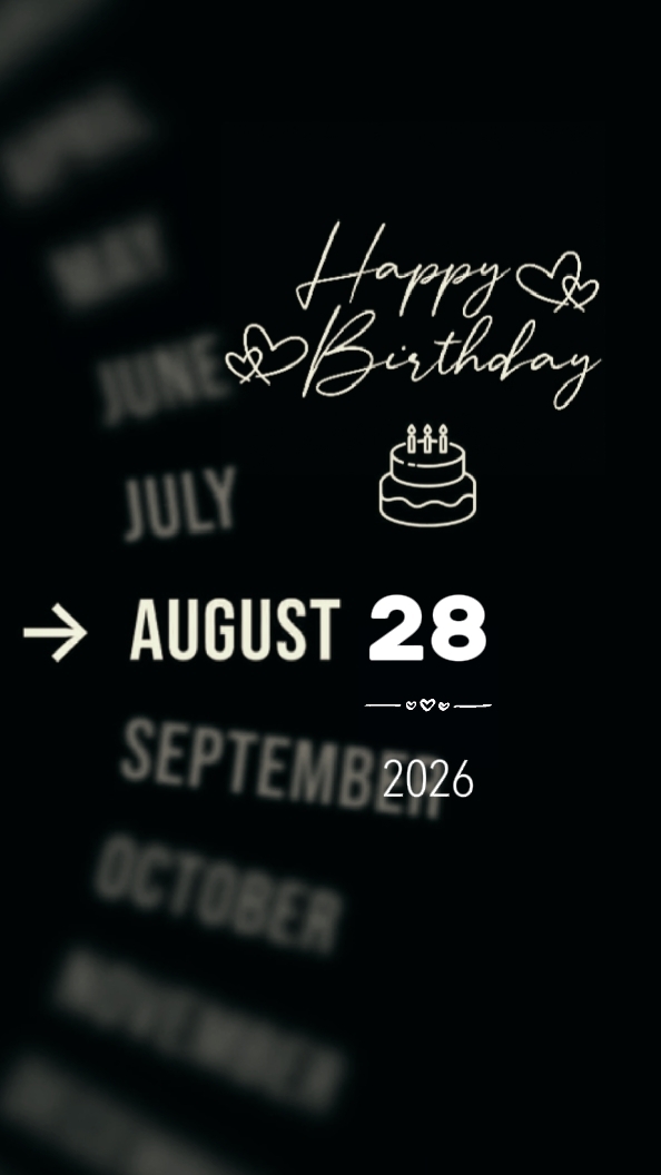 HBD 28 DE AGOSTO