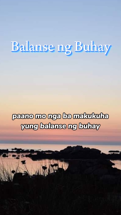 Balanse ng buhay