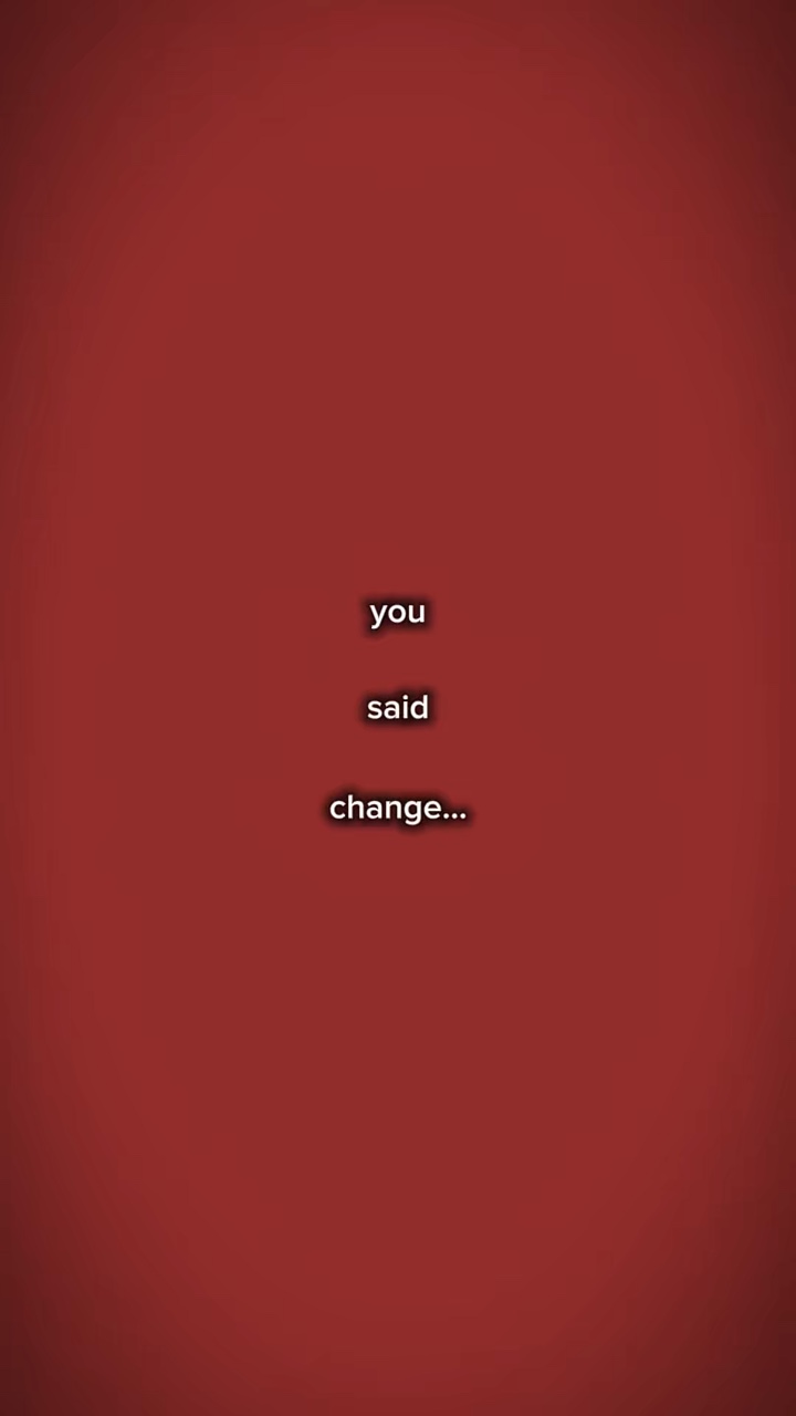 Vous avez changé...
