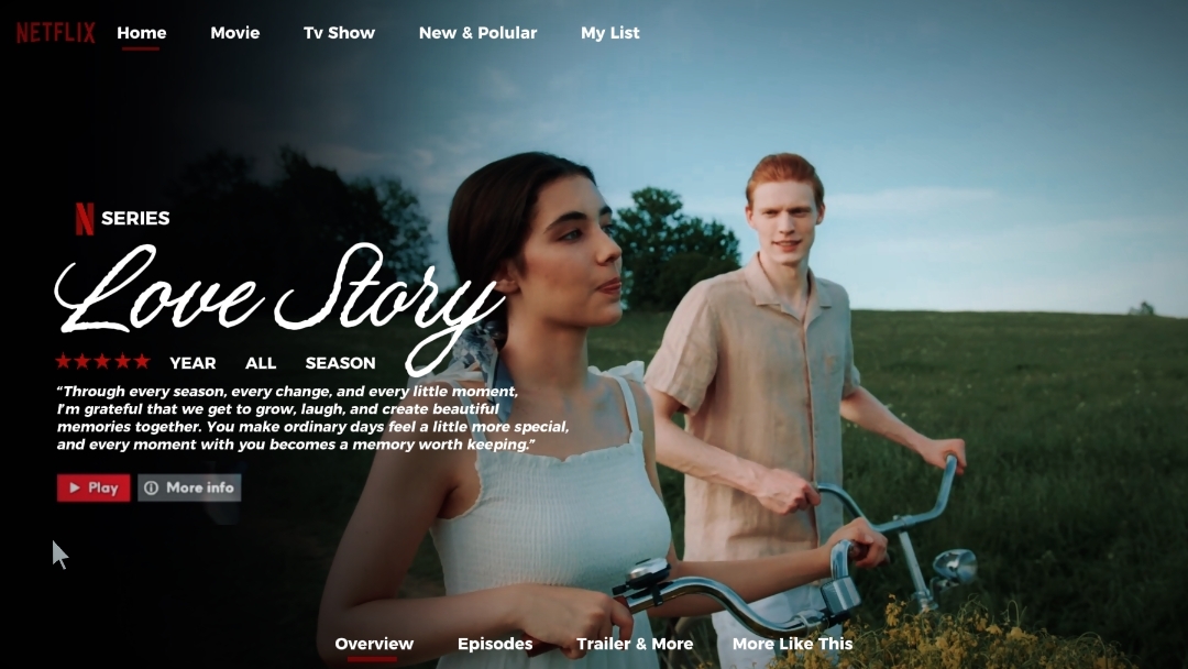 HISTÓRIA DE AMOR DA NETFLIX