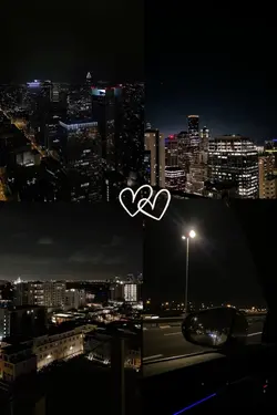 City lights at night