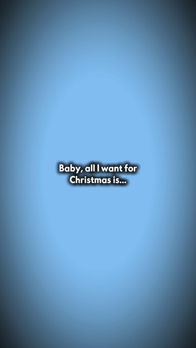 All I WANT 4 XMAS 