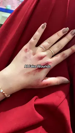 AI Hand Fake Wounds