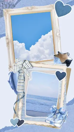 Blue Aesthetic Frame