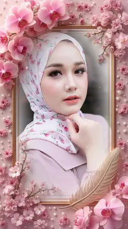 bingkai foto cantik 