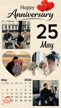 Anniversary 25 May
