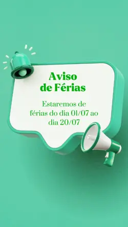 AVISO FÉRIAS