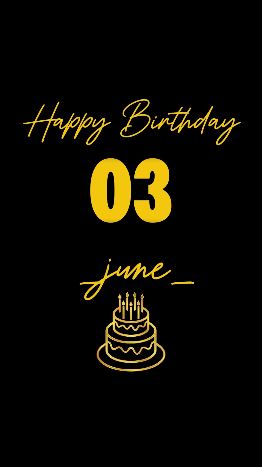 Birthday June 3