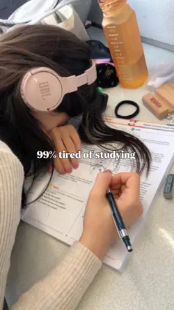 99% tired of study