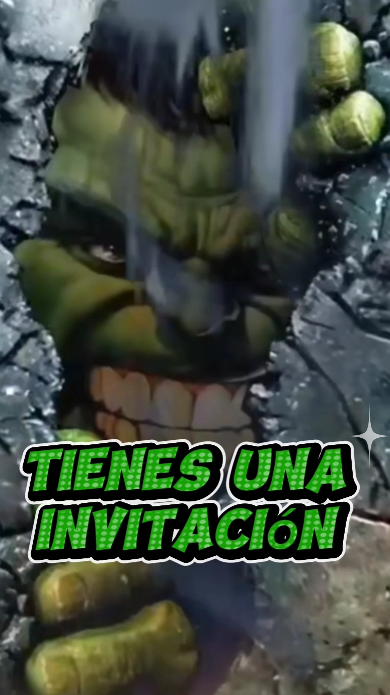 invitación hulk 