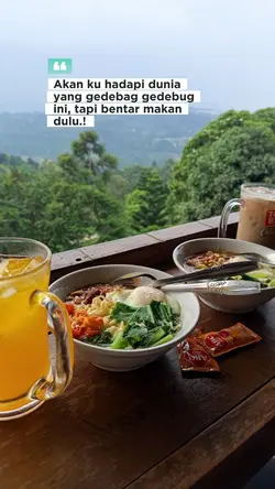 Bentar makan dulu