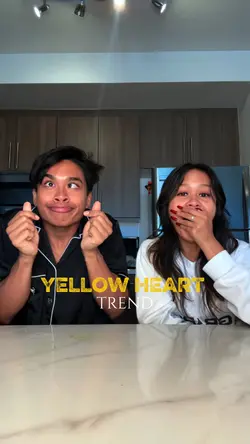yellow heart trend