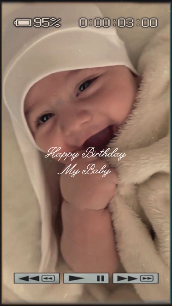 Aniversário meu bebê