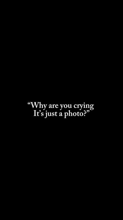 Porque voce esta chorando?
