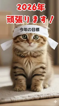 2026年頑張ります