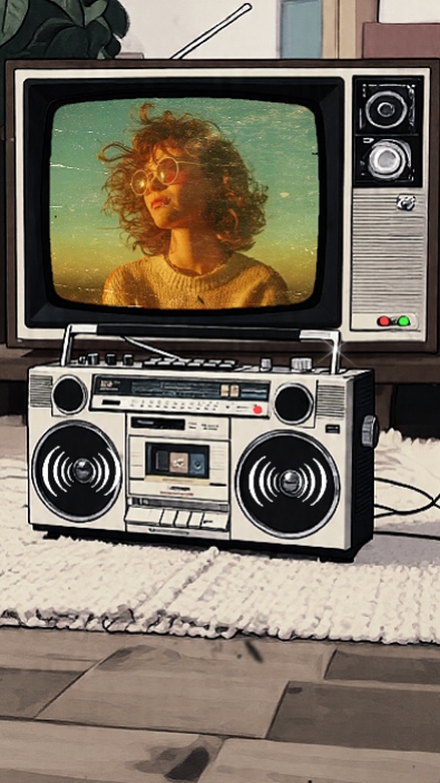 Vibras retro de los 80 