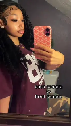 Back vs front camera