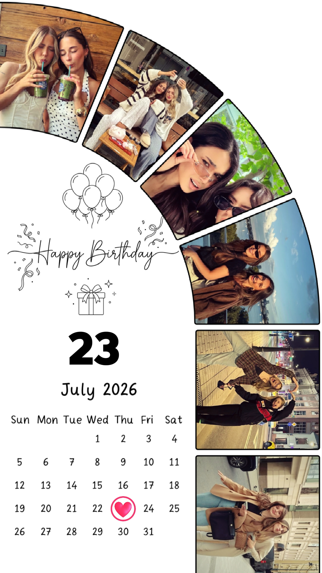 selamat ulang tahun 23 Juli 2026
