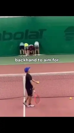 backhand to aim