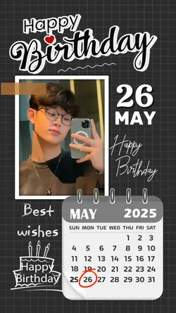 26 MAY HBD 2025