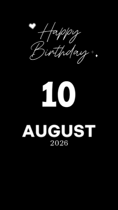 birthday august