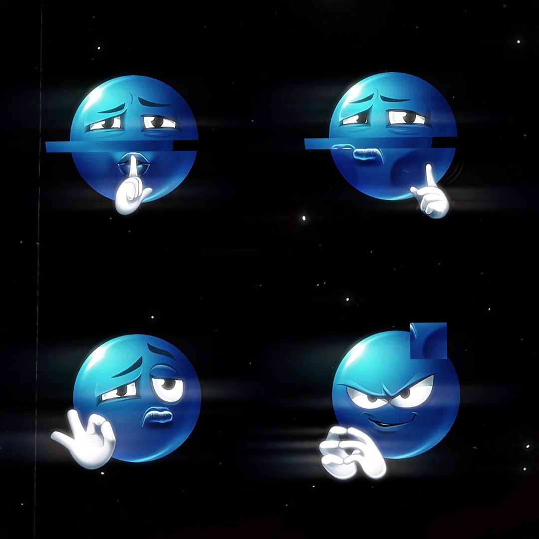 Blue Emoji Trend