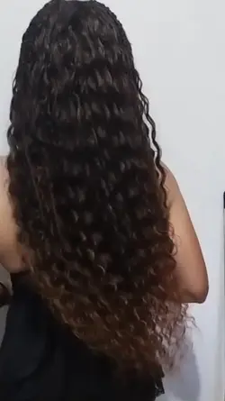 Antes/depois Braids