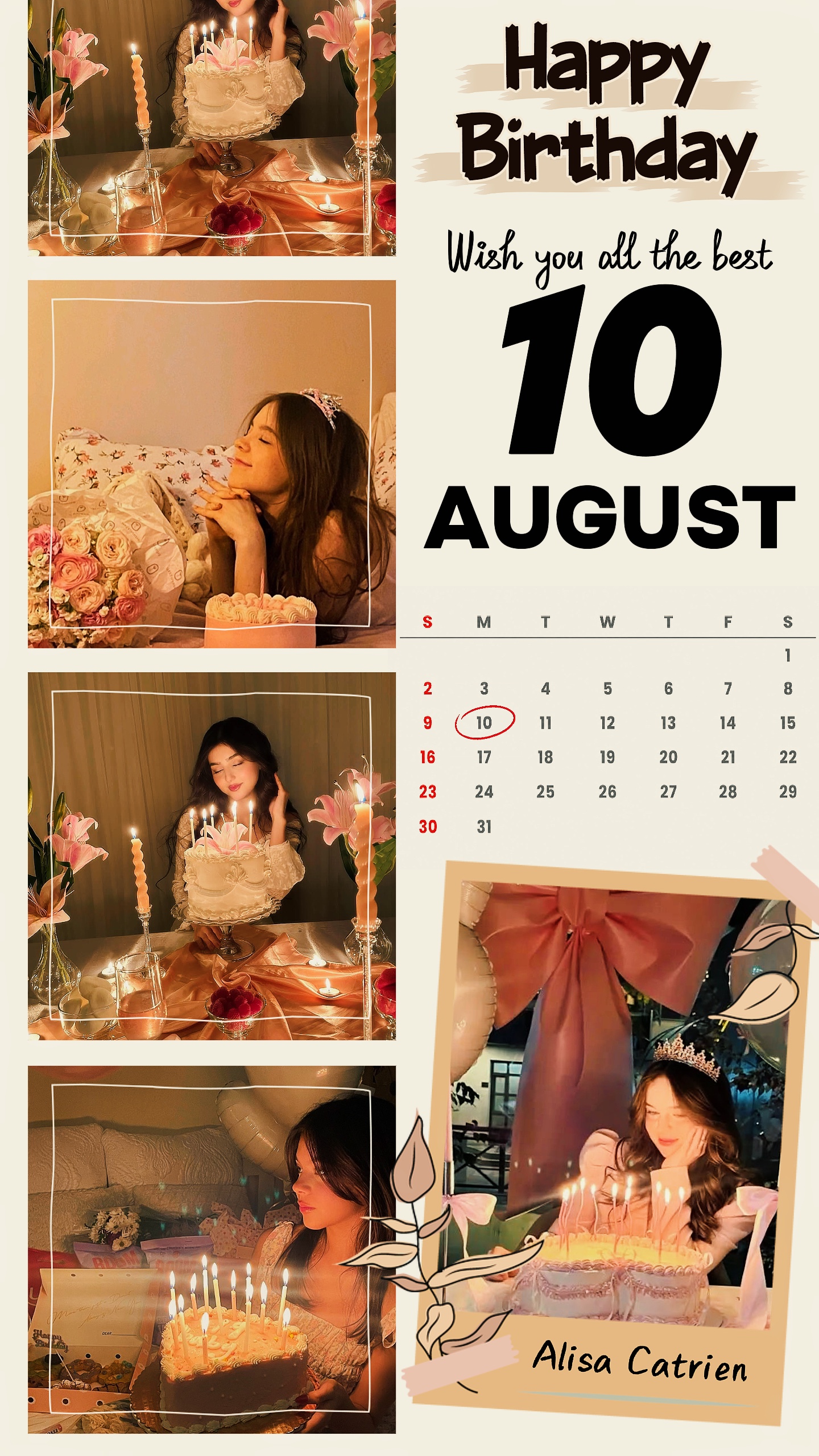 HBD 10 AUGUST 2026