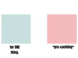 for one thing 