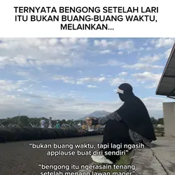 Bengong setelah lari