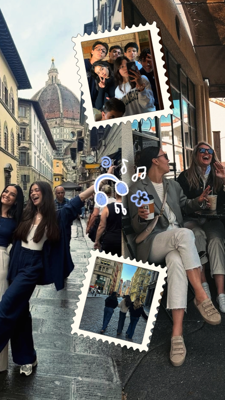 Cadre collage esthétique