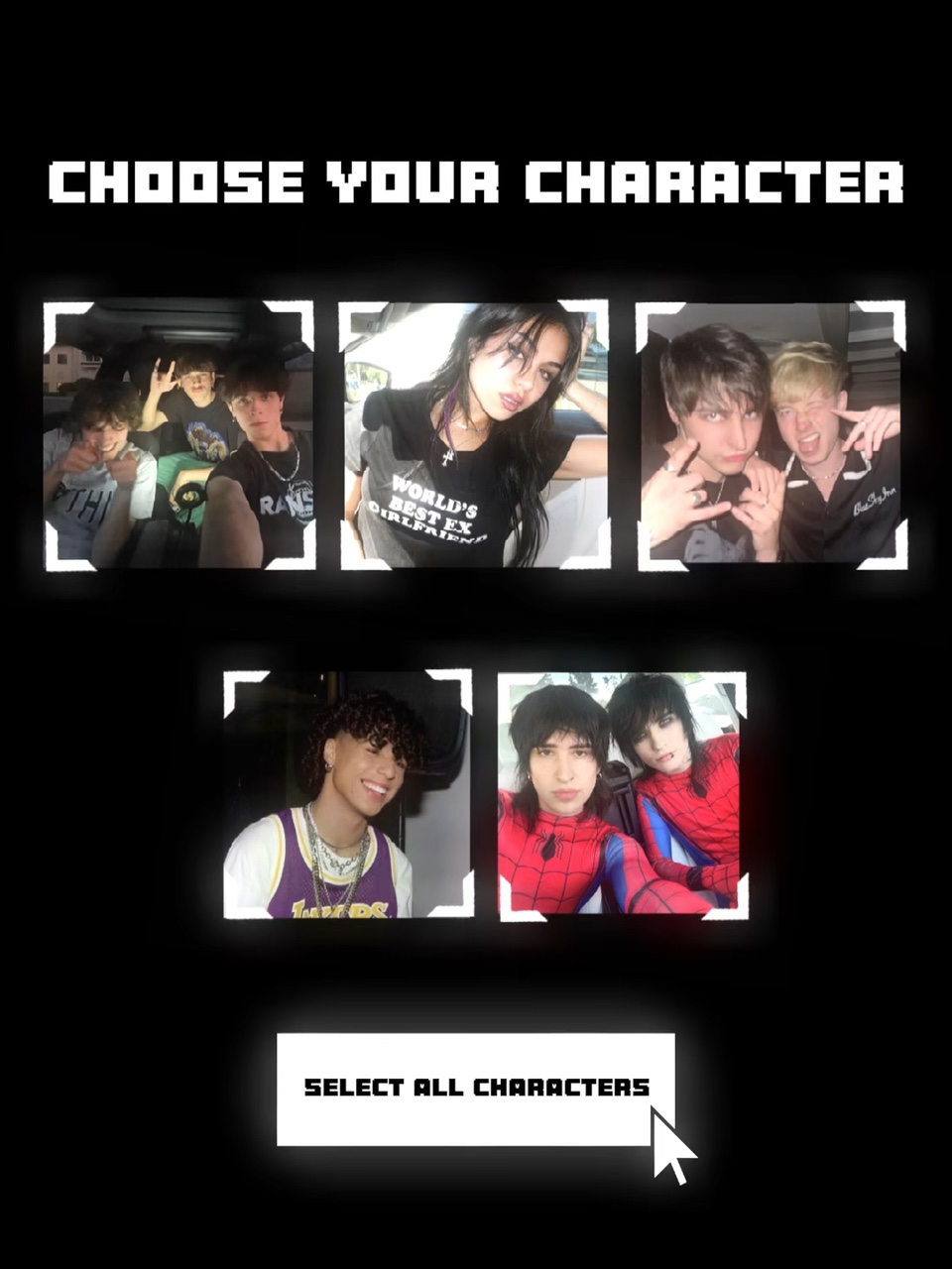 Choose ur Characters