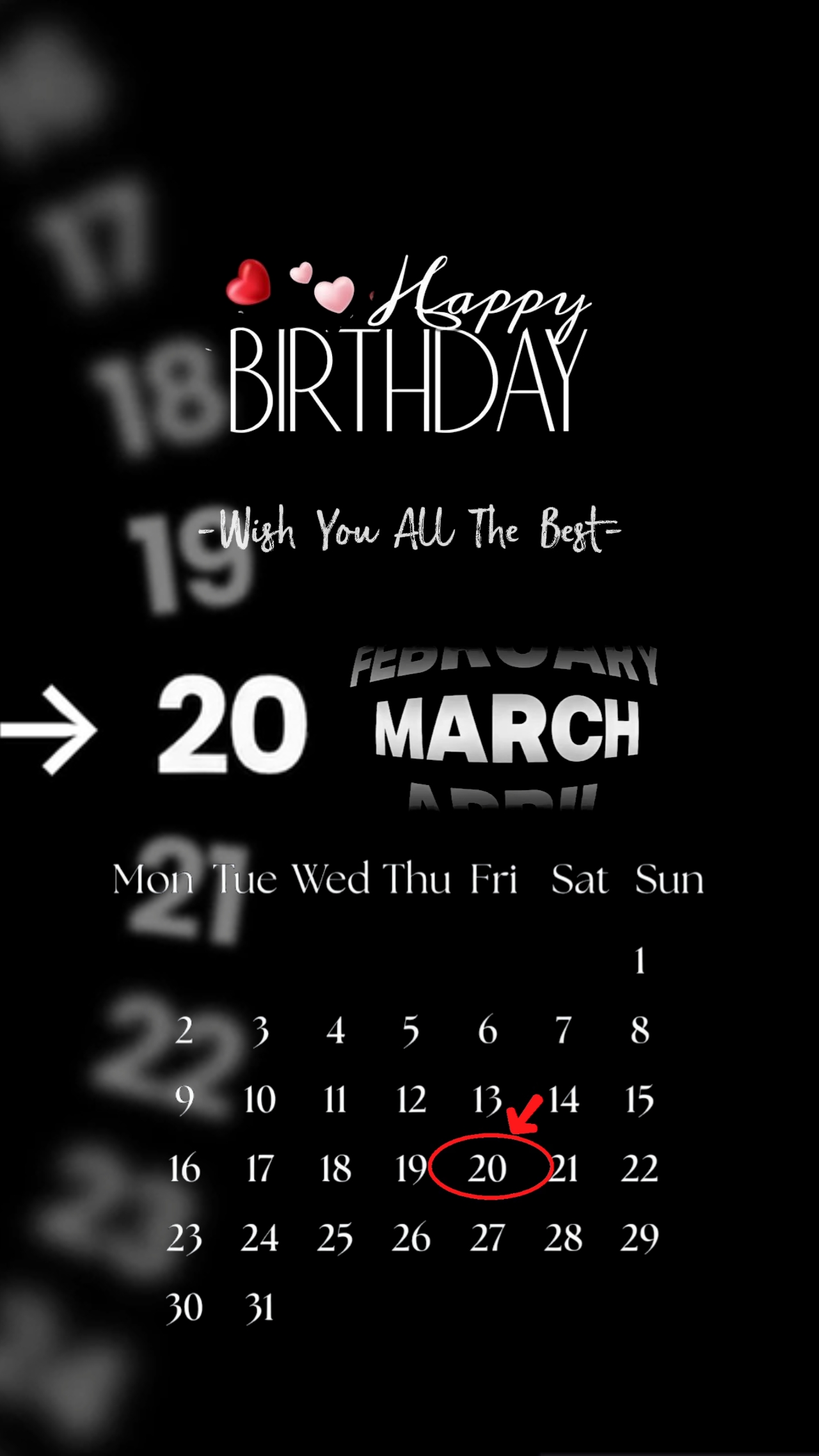 HBD 20 MARET