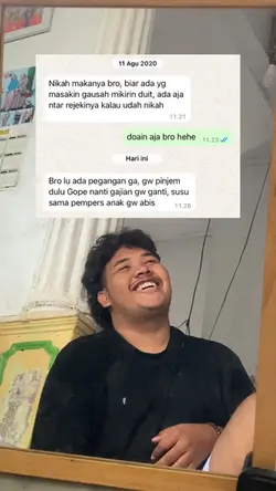 nikah makanya bro