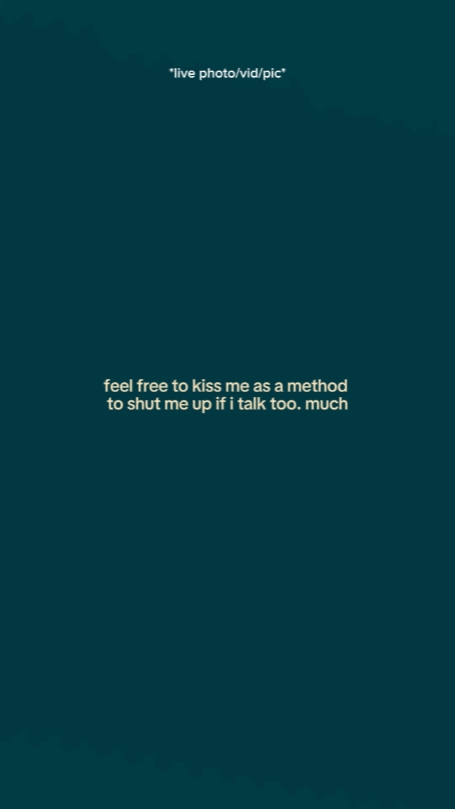 feel free to kiss 
