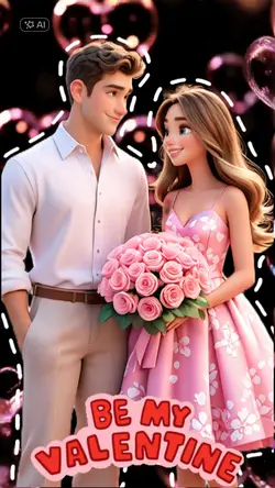 Cartoon valentine Ai