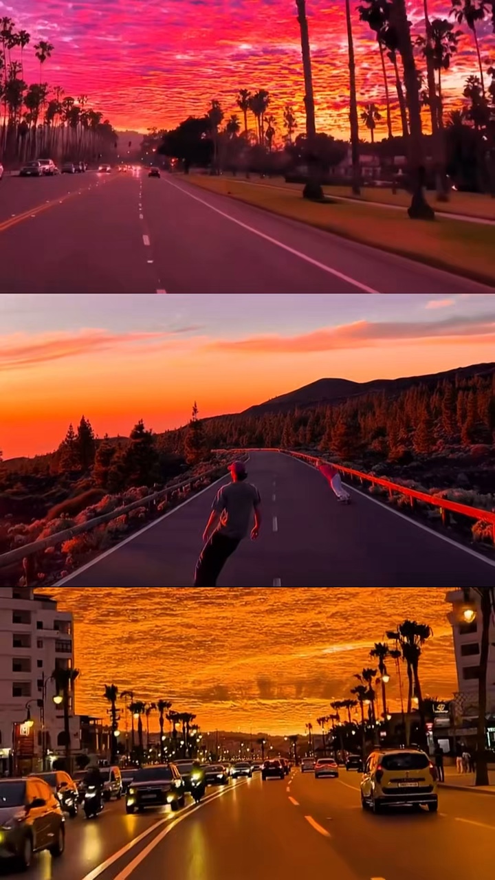 beautiful road trip