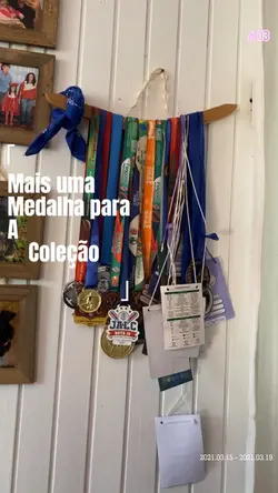 Coleção de medalhas 